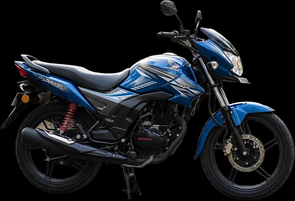 Honda Shine SP in blue