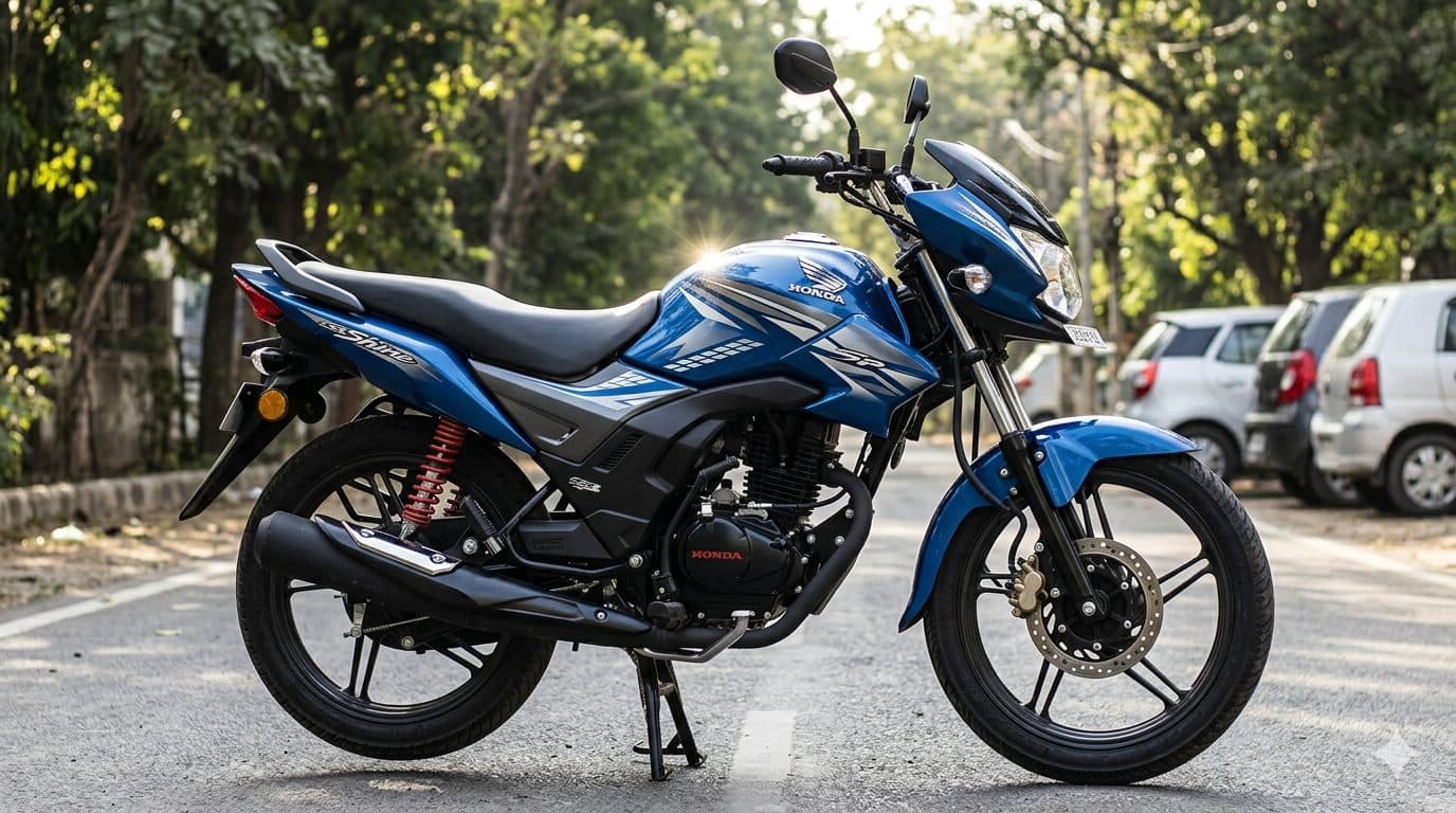A Sarathi bike on the road
